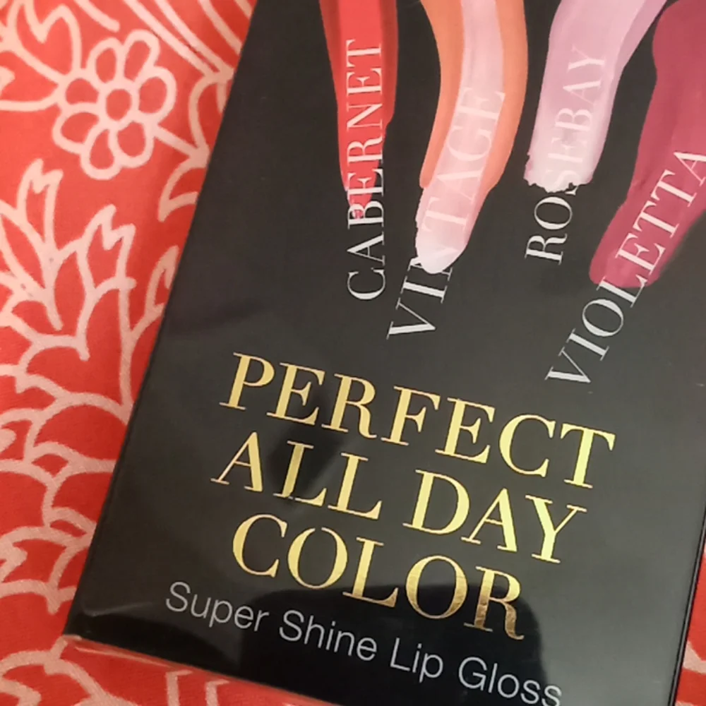 Ellen Tracy designer supershine 4 piece lipgloss kit